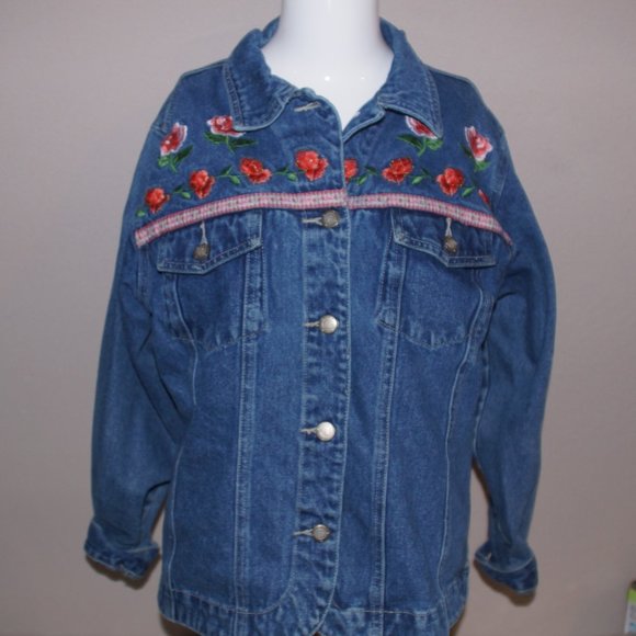 Bill Blass Jean Jacket Size M - Picture 1 of 7